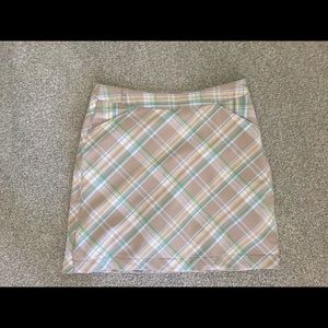 Plaid skort